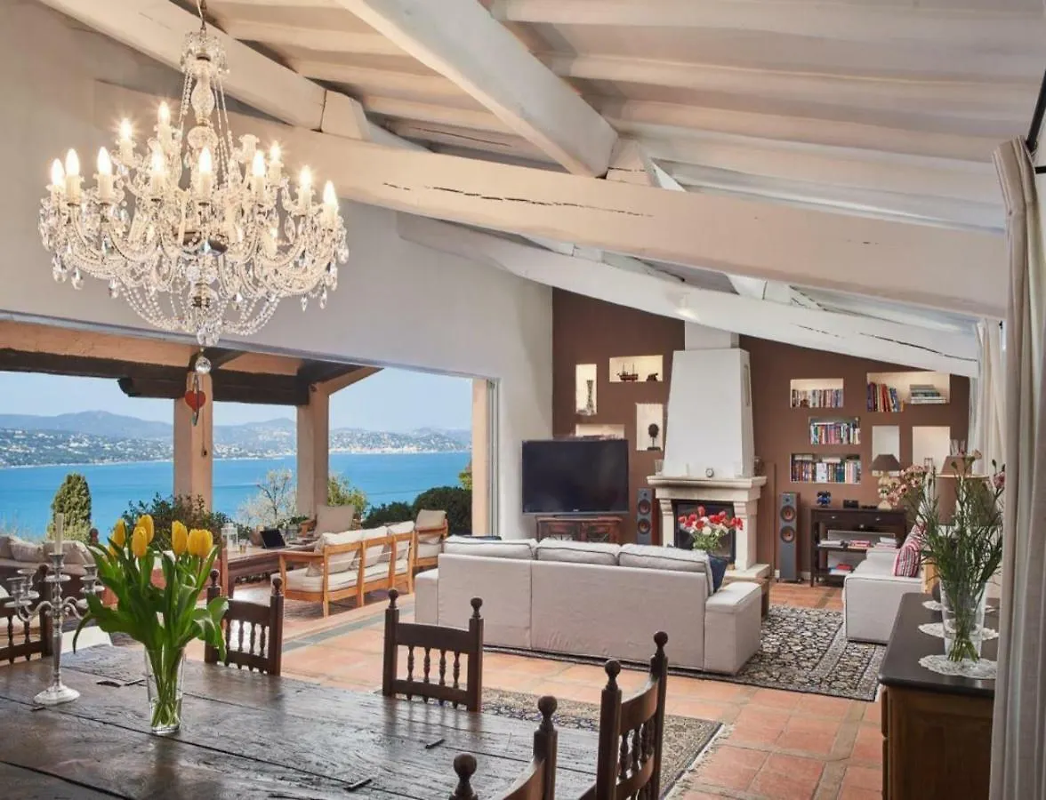Villa With Magic View Of Bay Of Saint Tropez France
